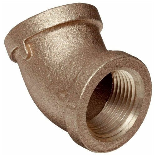 1/4" 45° Brass Elbow (Lead Free)