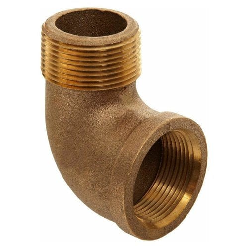 1/8" 90° Brass Street Elbow (Lead Free)