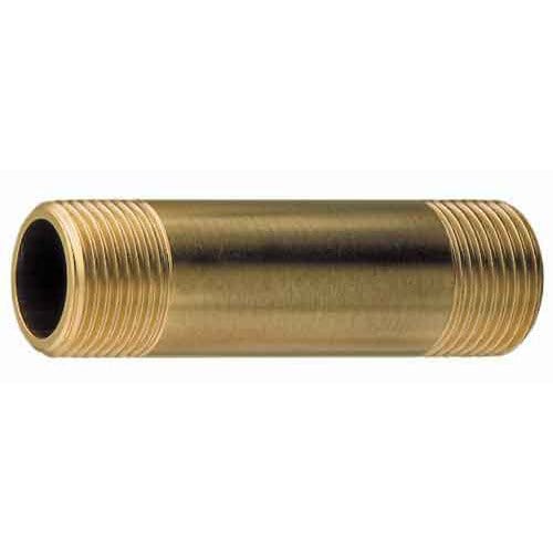 1/2" x 2-1/2" Brass Nipple - Fittings N' Valves