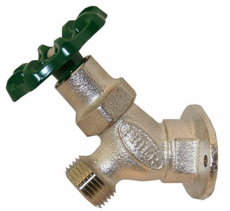 Prier Angle Sill Faucet, 1/2" FPT, Polished Chrome Plated