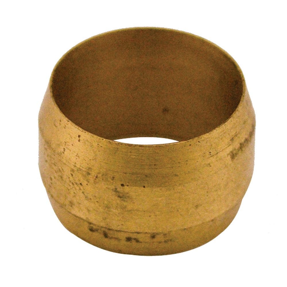 3/8-inch OD Brass Compression Sleeve, Lead Free Pack of 5