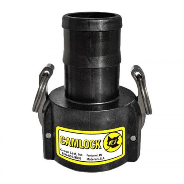Cam Lever Coupling - Female Coupler X Barb - 4" x 4" - Fittings N' Valves