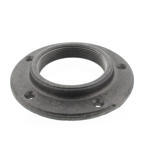 1-1/4" Galvanized Malleable Cast Iron Floor Flange Lead-Free