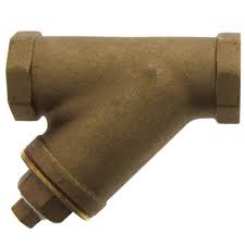 1-1/2" Bronze Wye Strainer, Lead Free (Threaded) - Fittings N' Valves
