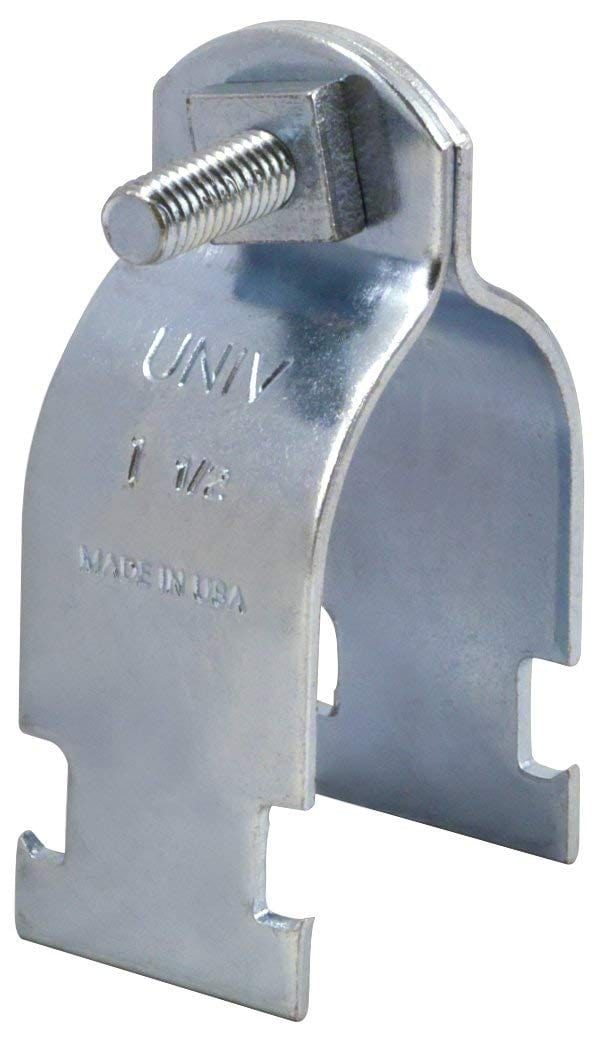 8" Electro Galvanized Strut Clamp