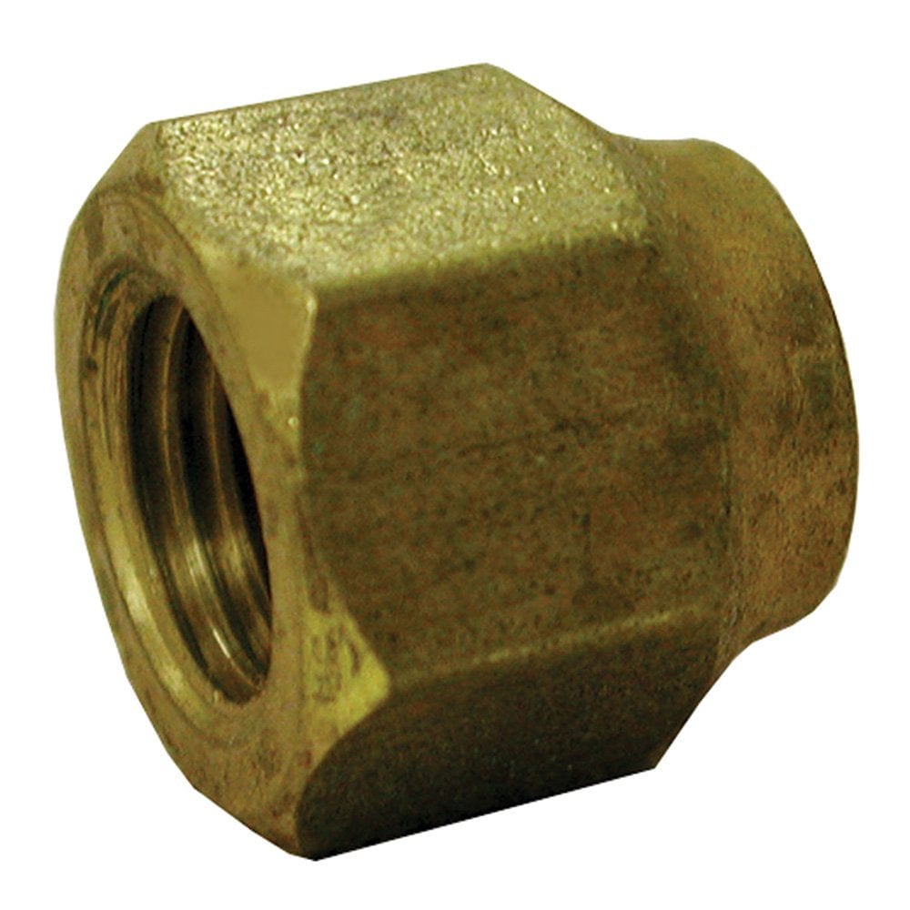 1/2-inch Brass Short Forged Flare Nut - Fittings N' Valves