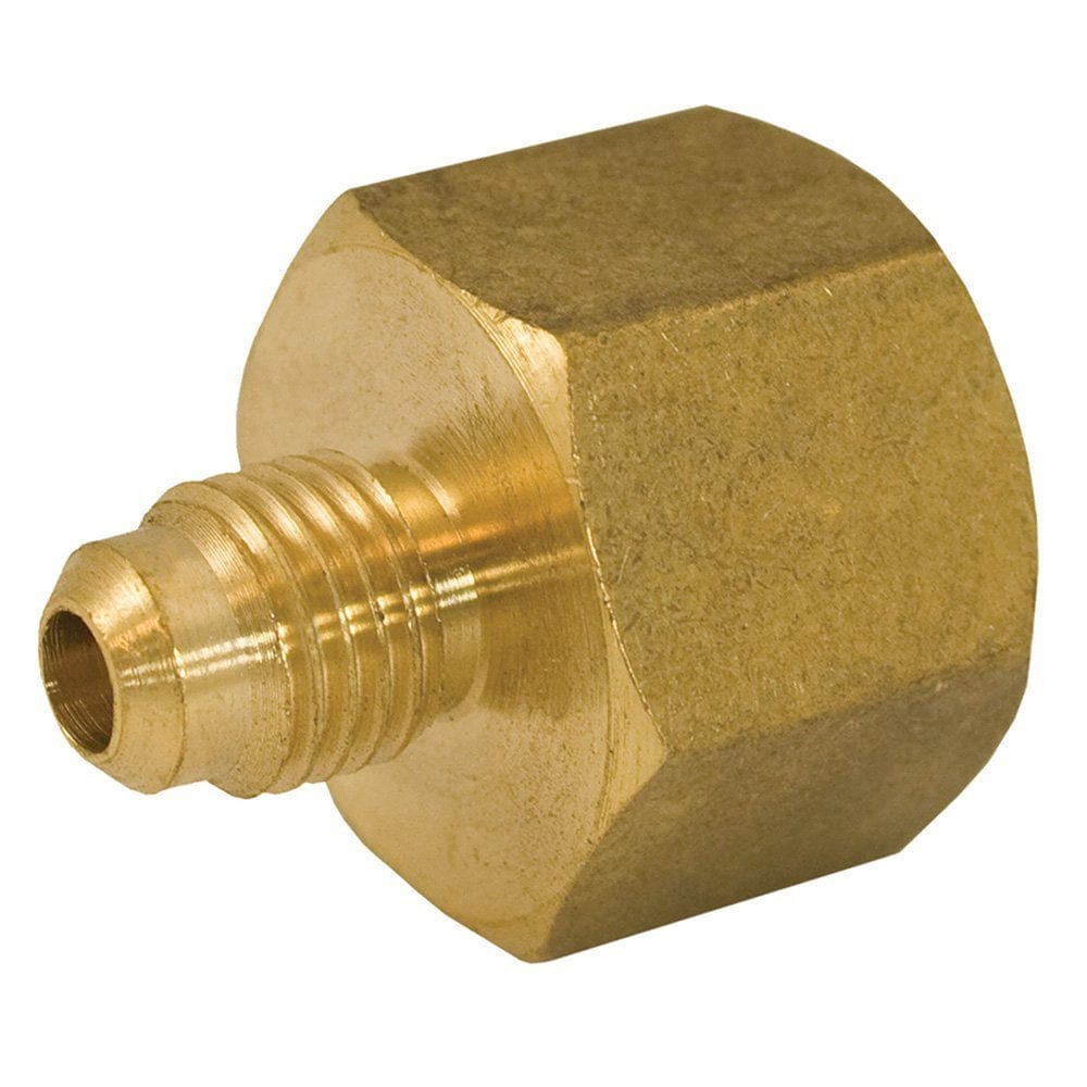 1/2-inch x 1/2-inch Brass Flare x Female Coupling