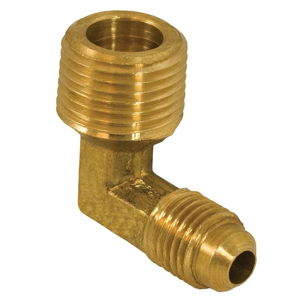 5/16-inch x 1/8-inch 90-degree Brass Flare x Male Elbow