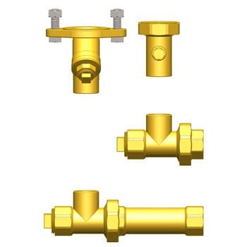 1" FIP Hydro-Core Nb Component Kit: Floor Standing/Side Mount 1 - Fittings N' Valves