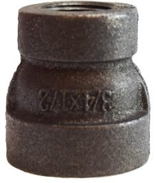 1-1/2" X 1-1/4" Galvanized Extra Heavy Steel Reducing Coupling