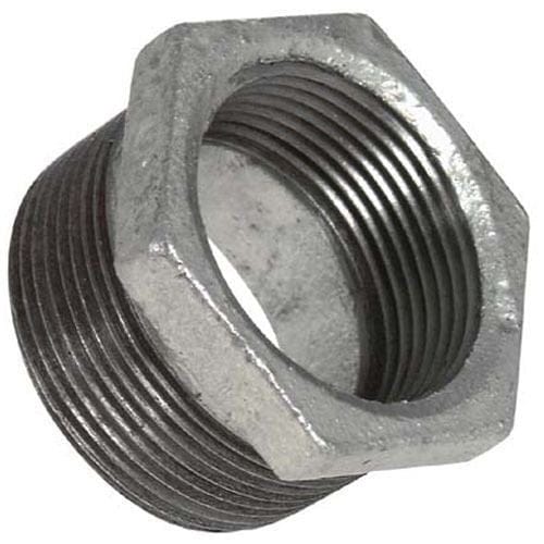 1-1/4" x 1/8" Galvanized Hex Bushing - Fittings N' Valves