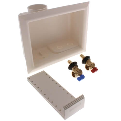 1/2" ProPEX ProPEX Washing Machine Outlet Box w/ Valves (Lead Free) - Fittings N' Valves