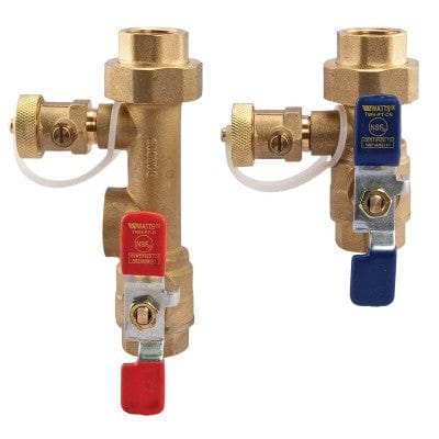 Watts LFTWH-FT-HCN 3/4" Service Valve Kit for Tankless Water Heater (Threaded) - Fittings N' Valves
