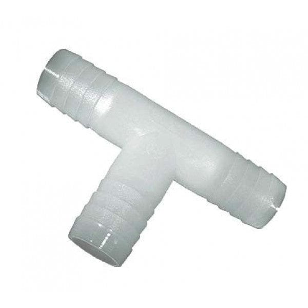 Nylon Insert Tee - Barb x Barb - 1/4" - Fittings N' Valves