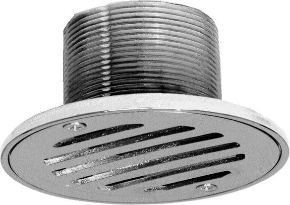 Prier Adjustable Strainer, Chrome Plated Cast Brass, 4-1/2" x 2"