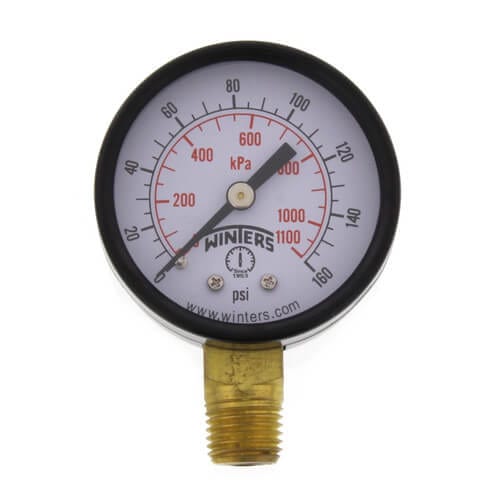 Winters PEM Series Economy Gauge 0-160 psi/kPa