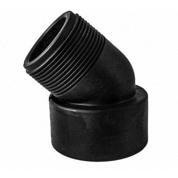 Poly 45-Degree Street Elbow - FPT x MPT - 1-1/2" (10/Cs) - Fittings N' Valves