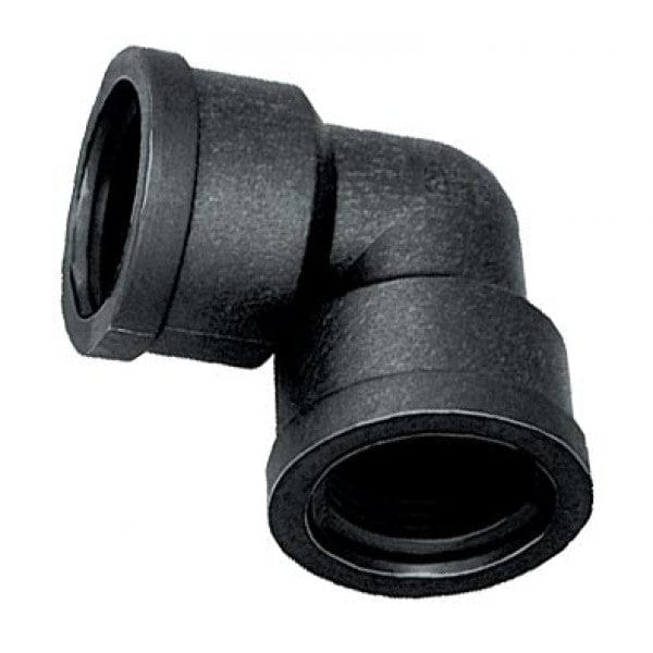 Poly 90-Degree Elbow - FPT x FPT - 3/4" (50/Cs) - Fittings N' Valves