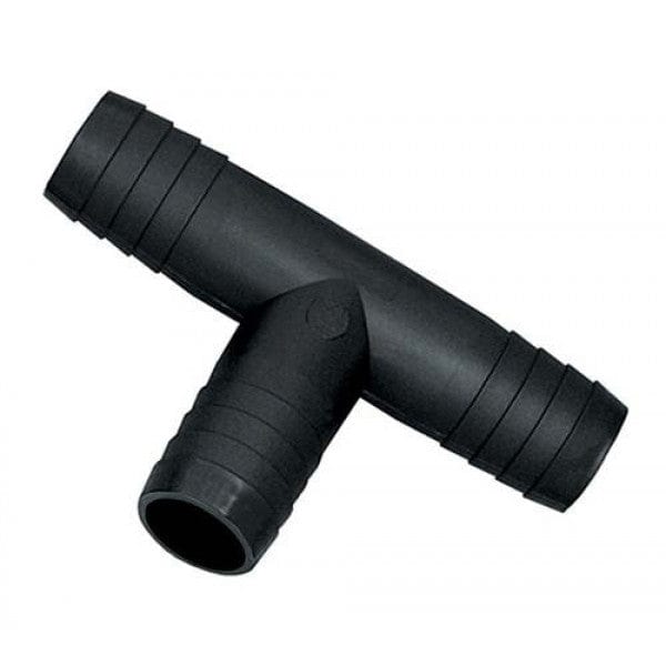 Poly Insert Tee - Barb x Barb - 1/4" (100/Cs) - Fittings N' Valves