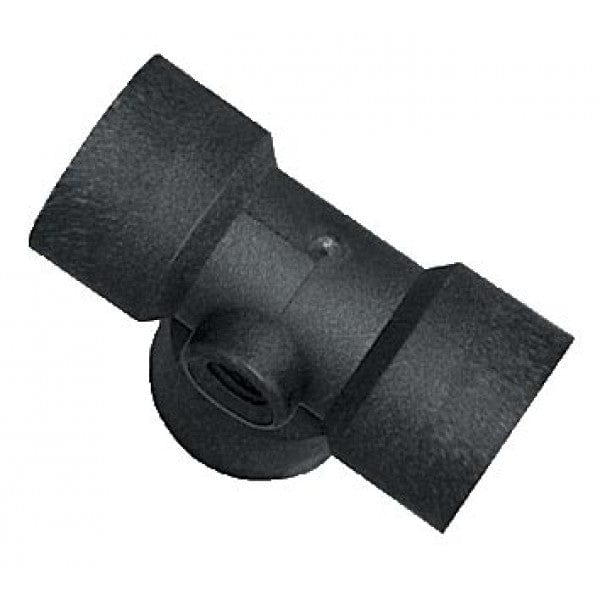 Poly Tee with 1/4" Gauge Port - FPT x FPT - 3/4" (20/Cs) - Fittings N' Valves