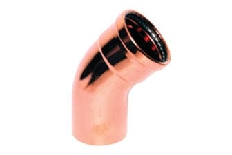 Press Copper Elbow 45°, P x FTG, 3'' x 3''