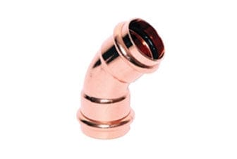 Press Copper Elbow 45°, 1/2'' x 1/2''