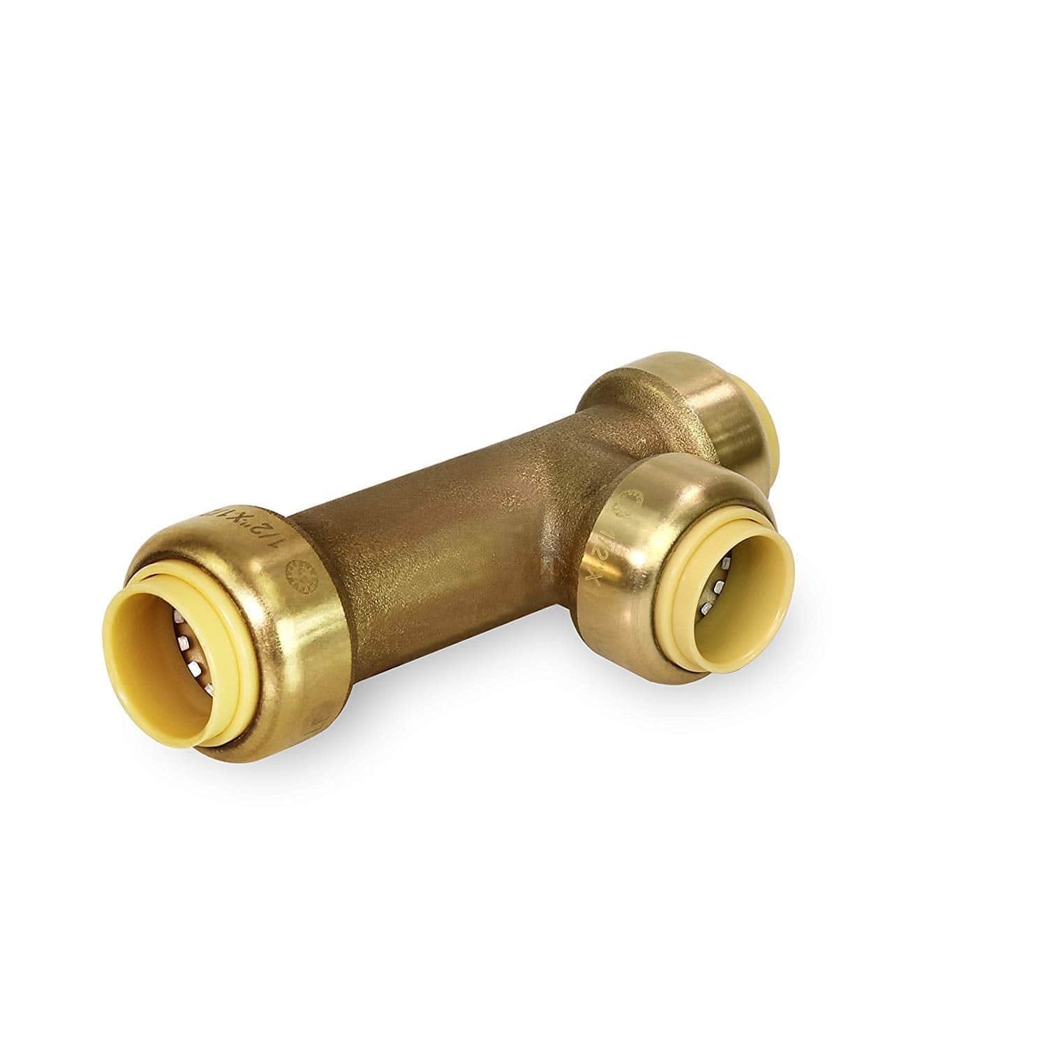 1/2" Slip Tee - Push-Fit (Lead-Free) - Fittings N' Valves