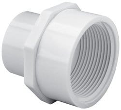 4" PVC DWV Female Adapter - Fittings N' Valves