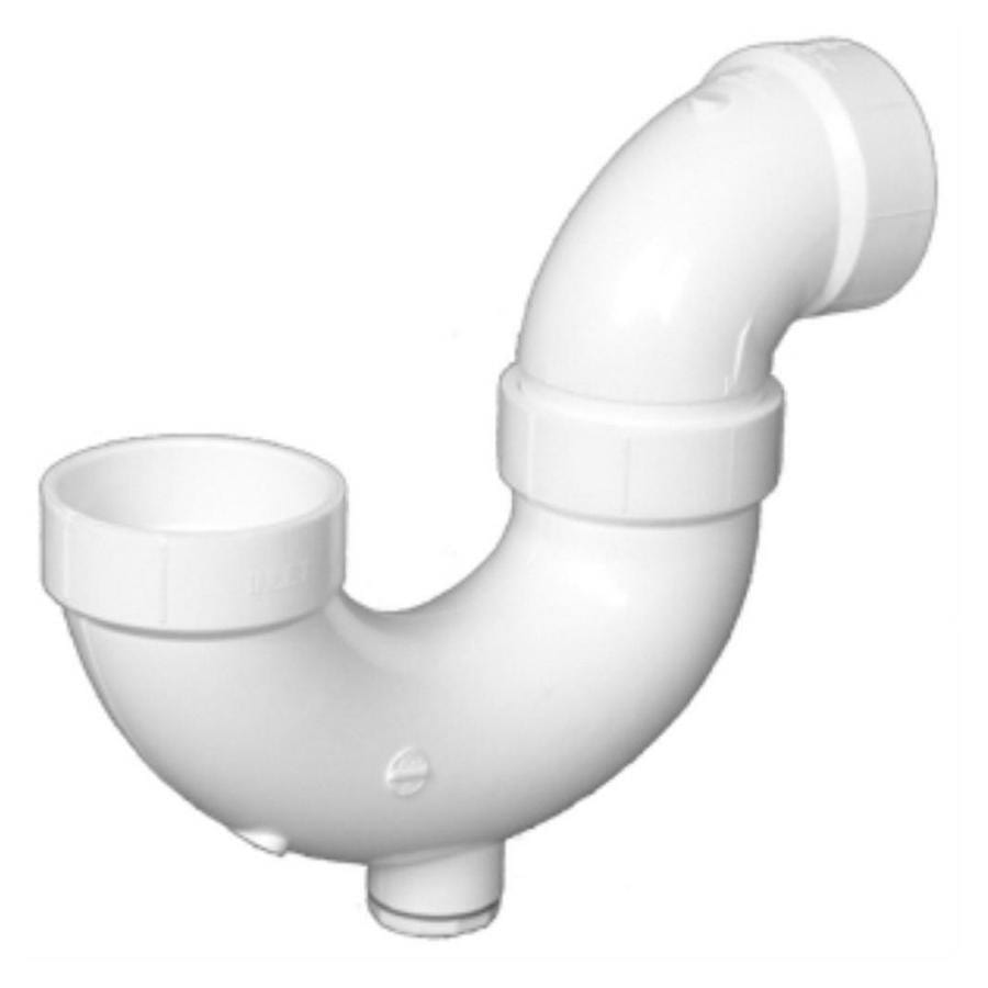 1-1/2" PVC DWV P-Trap W/Cleanout