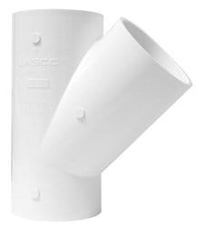 1-1/2" PVC DWV Wye H x H
