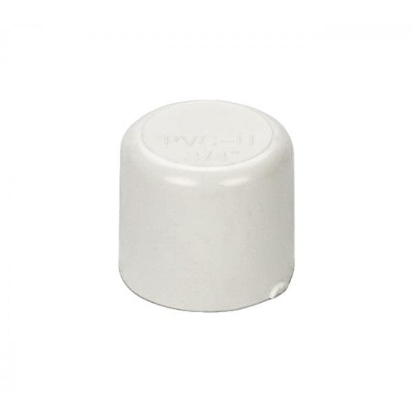 PVC End Cap - Schedule 40 - White - Socket - 3/4" (450/Cs)