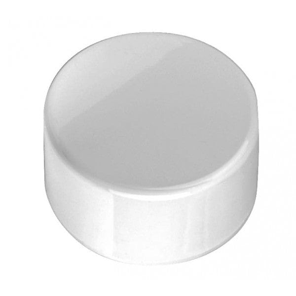 PVC Furniture Grade End-Cap - White - 1/2" (200/Cs)