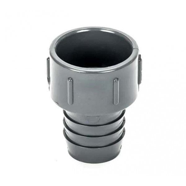 PVC Insert Adapter - Gray - Barb x Socket - 1-1/4" - Fittings N' Valves