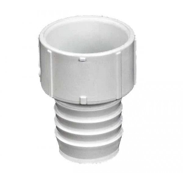 PVC Insert Adapter - White - Barb x Socket - 1-1/2" - Fittings N' Valves