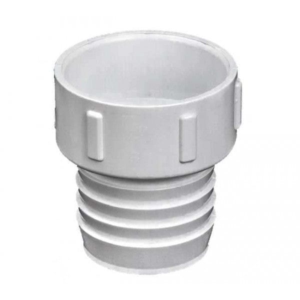 PVC Insert Adapter - White - Barb x Socket - 2" - Fittings N' Valves