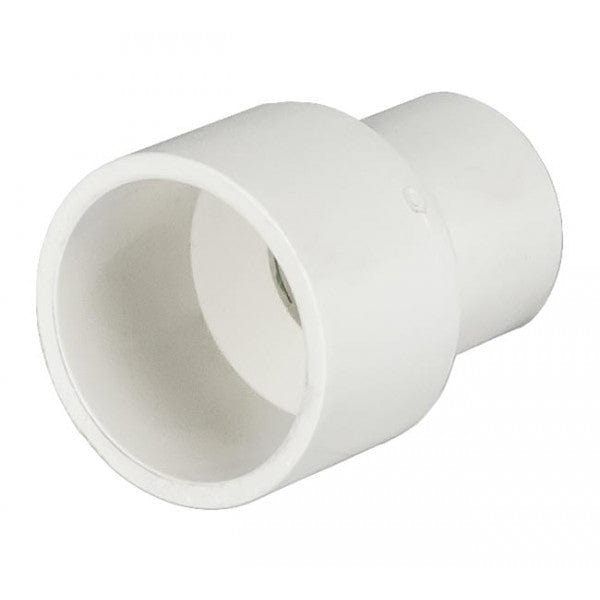 PVC Reducer Coupling - Schedule 40 - White - Socket x Socket - 1-1/2" to 1" (120/Cs) - Fittings N' Valves
