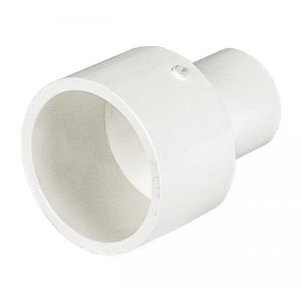 PVC Reducer Coupling - Schedule 40 - White - Socket x Socket - 1-1/2" to 3/4" (120/Cs) - Fittings N' Valves