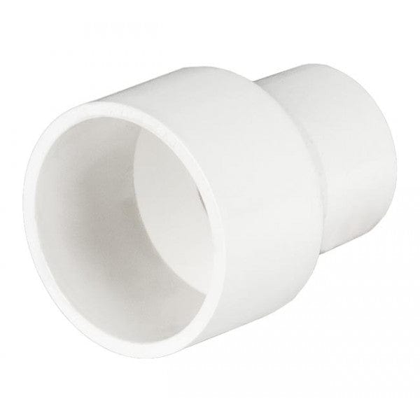 PVC Reducer Coupling - Schedule 40 - White - Socket x Socket - 2" to 1-1/4" (60/Cs) - Fittings N' Valves