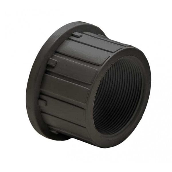 PVC Single & True Union End Connector - Gray - FPT - 3/4" (10/Cs) - Fittings N' Valves
