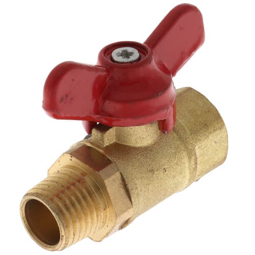 Winters SMV Series Mini Ball Valve 1/4" NPT FxM, T-Handle