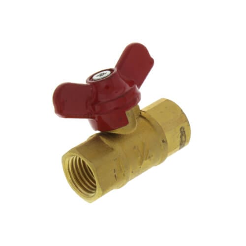 Winters SMV Series Mini Ball Valve 1/4" NPT FxF, T-Handle