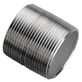1/4" X Close 316/316L Seamless Stainless Steel Nipples - Heavy Duty Schedule 80
