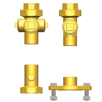 1" FIP Hydro-Core NB Component Kit: Wall Hung 1 - Fittings N' Valves