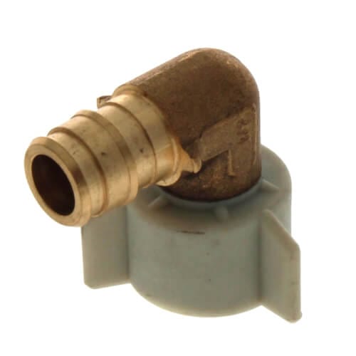 1/2" Expansion PEX x 1/2" FIP Swivel Elbow - Lead Free Brass