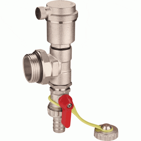 PEX Manifold Air Vent & Drain Valve
